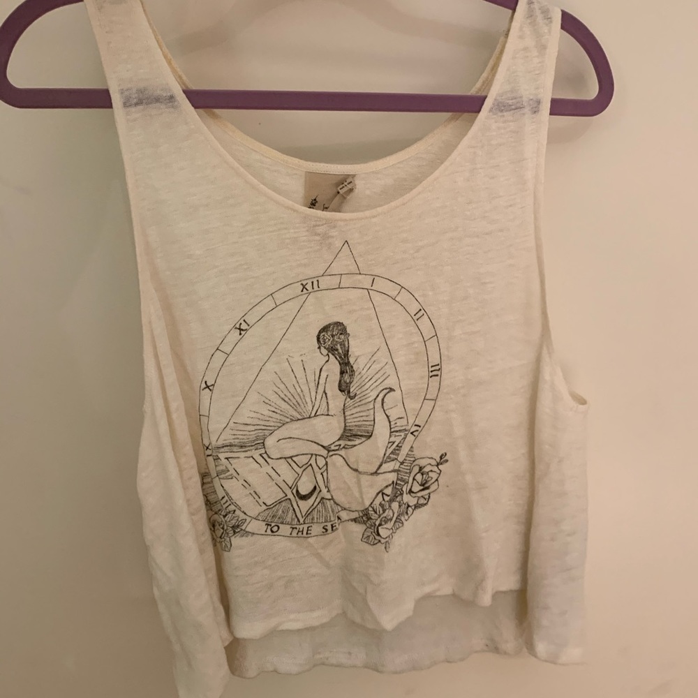 light mermaid “to the sea” tank top